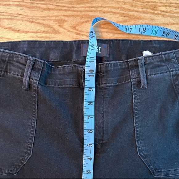 Paige Mayslie Jogger Pants Faded Mist Washed Black 32 - Picture 12 of 14